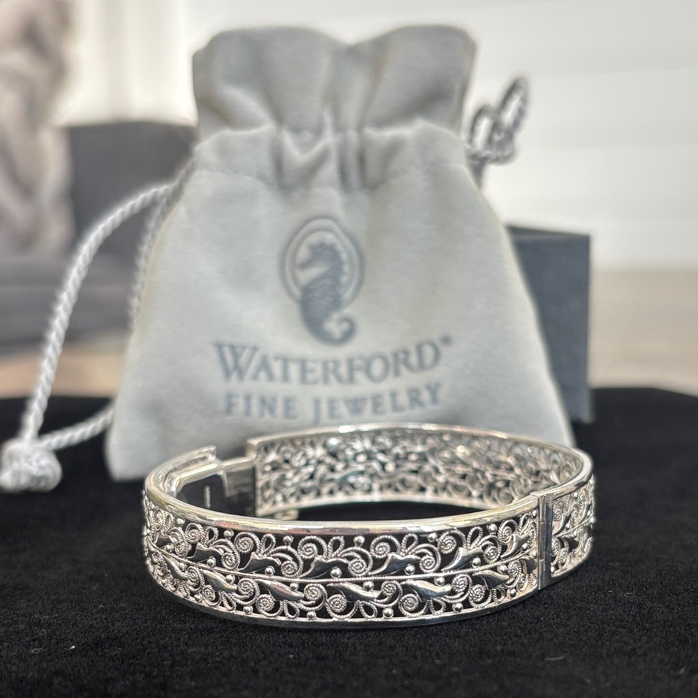 Waterford Intricate Silver Bracelet